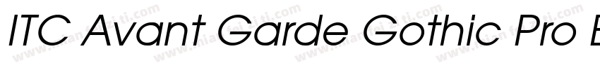 ITC Avant Garde Gothic Pro Book字体转换
